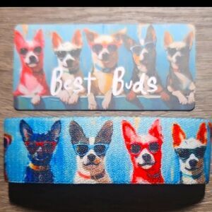 ZOX "BEST BUDS" #1729 CUTE CUT PINK DOG COLLECTIBLE VINTAGE WRISTBAND